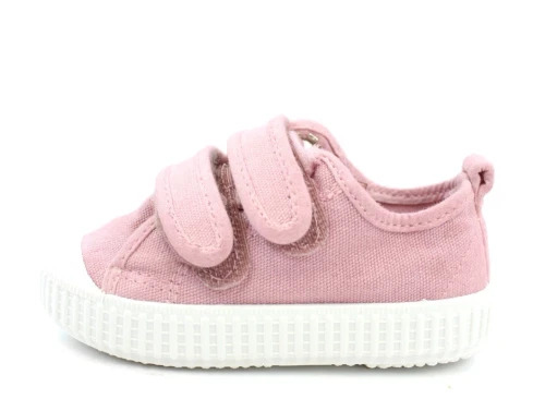 Pom Pom sko canvas rose